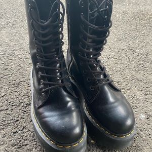 Jadon Smooth Leather Platform Boots